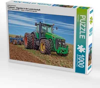 Produktbild von CALVENDO Puzzle Ein Motiv aus dem Kalender Traktoren - Giganten in der Landwirtschaft | 1000 Teile Lege-Größe 64x48cm Foto-Puzzle für glückliche Stunden