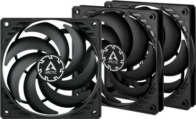 Produktbild von ARCTIC P12 Slim PWM PST 120 mm PWM Lüfter optimiert für statischen Druck mit integriertem Y-Kabel, Ventilator, 12 cm, 300 RPM, 2100 RPM, 0,3 Sone, 71,53 m³/h