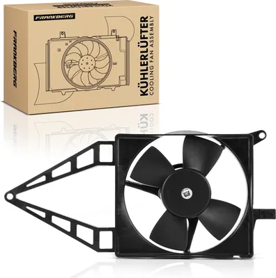 Obrázok produktu pre Frankberg 1x chladič motora s jedným ventilátorom s rámom ventilátora chladiča Opel Astra F T92 CC Combo Corsa B 1.2L-1.8L