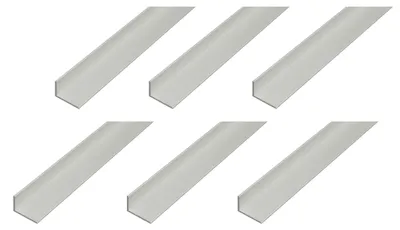 Immagine prodotto di Alberts, profilo angolare, alluminio, anodizzato argento, dimensioni 30 x 20 x 1,3 mm, lunghezza 1 metro