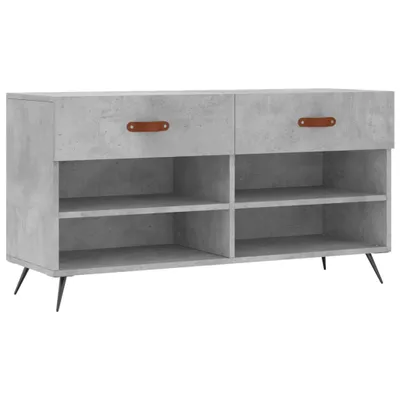 Zdjęcie produktu dla Ławka Z Miejscem Na Buty, Szarość Betonu, 102X35X55 Cm Lumarko!