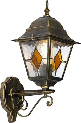 Produktbild von Vintage Wandlaterne für den Außenbereich, antikGolden Antigua Up