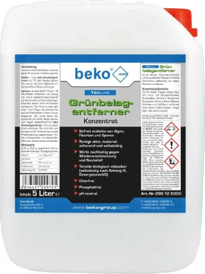 Produktbild von beko TecLine Grünbelagentferner -Konzentrat- 5 l Kanister 299 12 5000