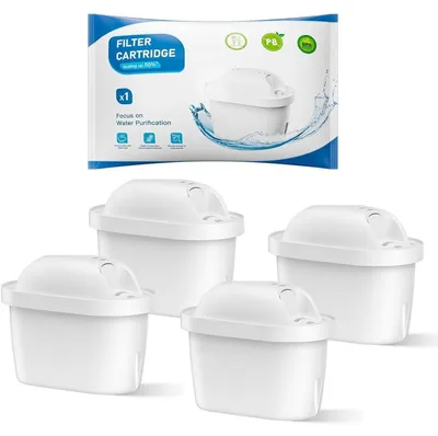Image de Cartouches de remplacement pour filtre à eau Brita Marella, compatibles avec les filtres Maxtra+ Plus, lot de 4