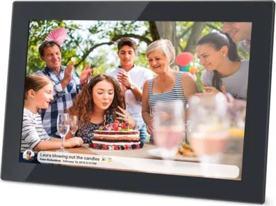 Produktbild von Muse, Digitaler WLAN Fotorahmen 10,1" LED Touchscreen, Schwarz