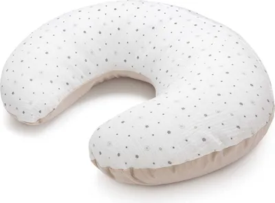 Produktbild von Little Stars Musselin &Amp; Ecru Velvet Stillkissen Mit Abnehmbarem Bezug