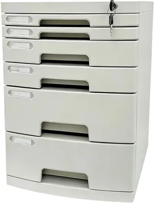 Image de Armoire d'archives verrouillable avec plusieurs tiroirs
