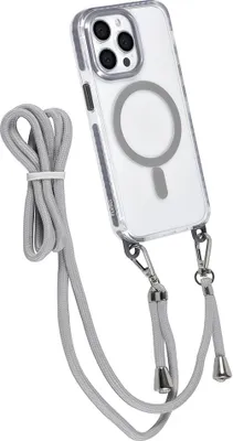 Produktbild von TUNIQ iPhone 13 Pro Back cover case - neck cord - magsafe - Grey