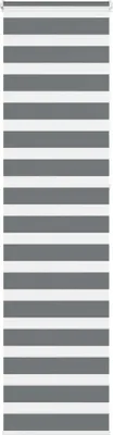 Obrázek produktu pro Maison Exclusive – dvojitá roleta, tmavě šedá, 60 x 230 cm, šířka látky 55,9 cm, polyester
