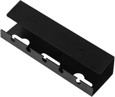 Produktbild von Büro-Organisator - Kabel-Management-Halter - Selbstklebend - 40 x 12 x 10 cm - Schwarz