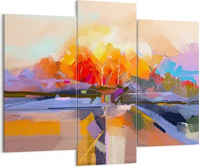 Produktbild von Bild auf Leinwand - Leinwandbild - Abstraktion modern - 130x100cm - Wand Bild - Wanddeko - Leinwanddruck - Bilder - Kunstdruck - Wanddekoration - Leinwand bilder - Wandkunst - CB130x100-4097