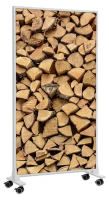 Produktbild von Infrarot-Heizstrahler, freistehend, 1000 W – Holzfarbener Infrarot-Heizstrahler – Für den Innenbereich