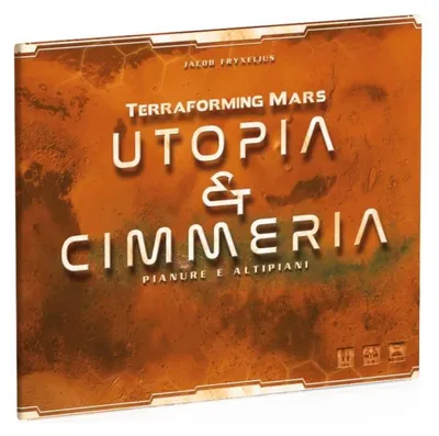 Produktbild von Terraforming Mars: Utopia & Cimmeria (Italienische Ausgabe) – Brettspiel – Ghenos Games – 2-5 Spieler