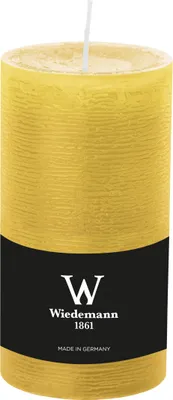 Produktbild von Wiedemann Marble Rustik Kerzen, Stumpenkerzen,  Dotter Gelb 130 x Ø 68 mm