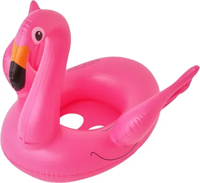 Imagen del producto de Flotador para bebé con diseño de flamenco, para niños de 6 a 36 meses, ideal para la playa y la piscina