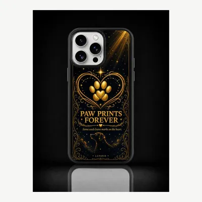 Zdjęcie produktu dla Etui ochronne do iPhone 15 Pro Max z motywem łapek – LUNØIR ©