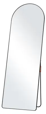 Produktbild von Gewölbter Ganzkörperspiegel 1650 x 558 mm Standspiegel mit Ständer Aluminiumlegierung
