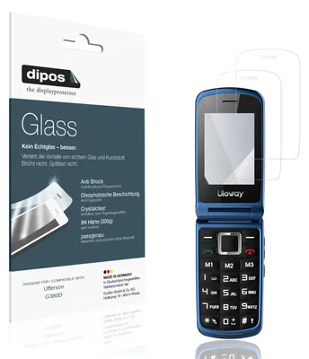 Image de 2x Protection ecrán pour Ufferson G380D Verre souple Film Protecteur 9H dipos