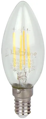 Produktbild von LED Line E14 LED-Lampe B35 6W 720lm 2700K warmweiß