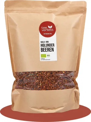 Produktbild von teeverliebt - Wald- und Holunderbeeren| loser Rooibostee | 1kg