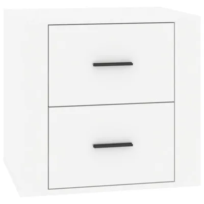 Produktbild von vidaXL Nachttisch Hochglanz-Weiß 50x39x47 cm