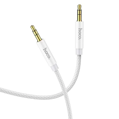 Obrázok produktu pre HOCO AUX kábel jack 3,5 mm na jack 3,5 mm UPA19 1 m strieborný
