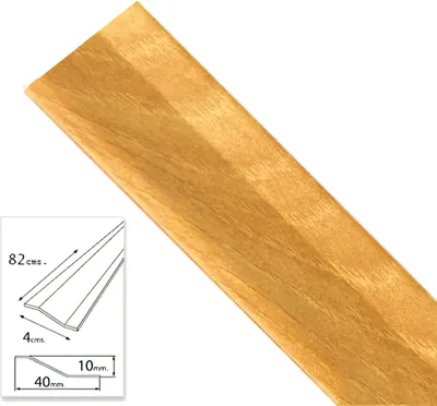 Image de Bordure autocollante pour céramique-métal-chêne 82,0 cm.
