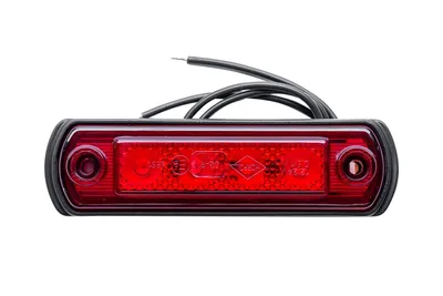 Obrázok produktu pre LED svetlomet s gumenou základňou Horpol red