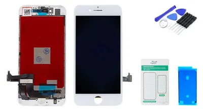 Produktbild von Ersatz-Display Set für Apple iPhone 7, 4,7 Zoll, 750x1334 Pixel, weiß