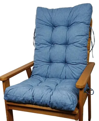 Produktbild von Polster für Gartenstuhl Hochlehner Auflage Sylva 120x50 Teflon Caribe blue