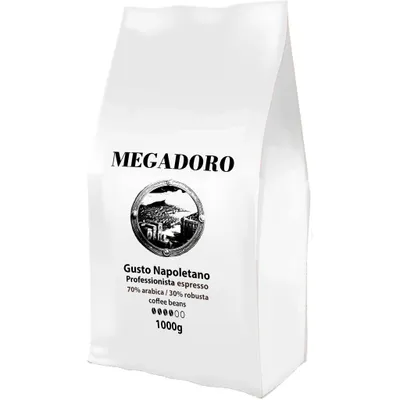Produktbild von Megadoro PRO Gusto Napolitano Kaffeebohnen 1000g