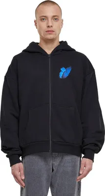 Produktbild von Mister Tee Le Papillon Heavy Oversize Reißverschlusspullover Schwarz 2XL Mann Schwarz 2XL