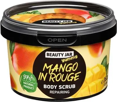 Immagine prodotto di Beauty Jar Mango In Rouge Scrub corpo con olio di cocco ed estratto di mango360G