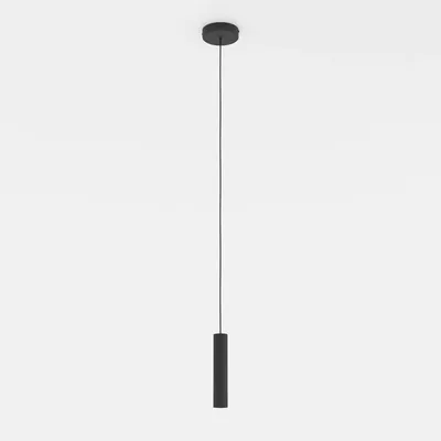 Immagine prodotto di Lampadario A Sospensione Moderno Almudaina Acciaio Nero 1 Luce Led 5W 480Lm