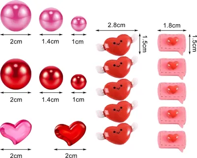 Produktbild von 1 Set Valentinstag-Vasenfüller, romantisch, feine Verarbeitung, schwimmende Vasenfüller-Perlen für Party-Dekoration