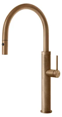 Produktbild von Gessi 60026, Ziehen, Bronze, Hebelgriffe, Einzelbild, 3/8", Typ C