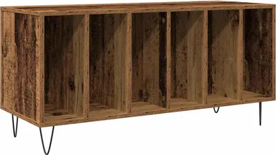 Zdjęcie produktu dla Szafka na płyty winylowe dąb artisan 100 x 38 x 48 cm
