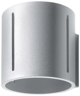Image de Applique INEZ gris 1xG9 8W aluminium 10x12x10cm Sollux Lighting