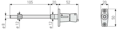Image de Bloque volet blanc - ABUS - RS87 W CL/DFNLI