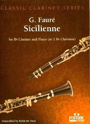 Produktbild von Sicilienne for clarinet (or 2 clarinets) and piano