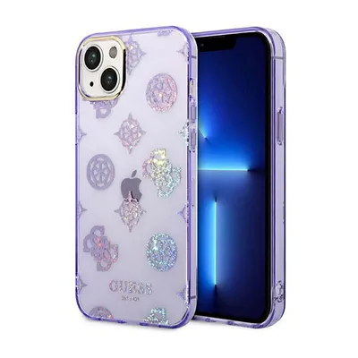 Produktbild von GUESS Schutzhülle für Apple iPhone 14 Plus Back Cover TPU Lila