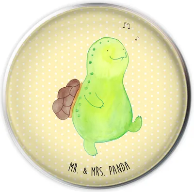 Produktbild von Mr. & Mrs. Panda abfluss stöpsel Schildkröte Pfeifen - Gelb Pastell - Geschenk, beckenverschluss, Schildkröten, Abflussstopfen, waschbeckenstöpsel, Ablaufgarnitur