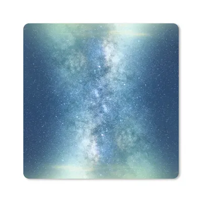 Produktbild von MuchoWow® Mauspad Mousepad Sterne - Himmel - Blau - Jungen - Mädchen - Kinder 20x20 cm - Mousepads - Maus Mat - Pad - Mausunterlage - Desk Mat - Bureauartikeln