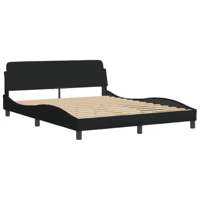 Obrázek produktu pro Rám postele Dover černý 160 x 200 cm textil