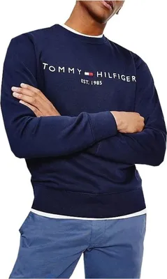 Produktbild von TOMMY HILFIGER TOMMY LOGO SWEATSHIRT Blau