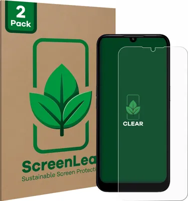Produktbild von 2x ScreenLeaf Schutzfolie für Doro 8200 nachhaltiger Displayschutz Display Schutz Folie Klar Transparent