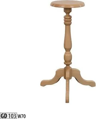 Image de Support de fleurs debout Support en bois fait main en bois véritable