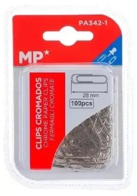 Obrázek produktu pro Spinacz biurowy 28mm 100szt srebrne