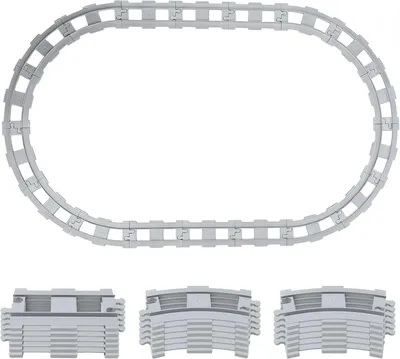 Immagine prodotto di Solidchoice - Set di 47 blocchi da costruzione per trenini giocattolo