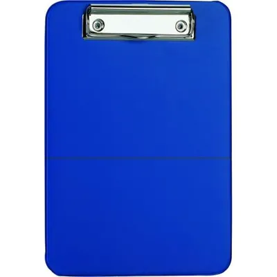 Produktbild von Klemmbrett, DIN A5, Blau, kunststoffüberzogen, abwaschbar, abgerundete Kanten